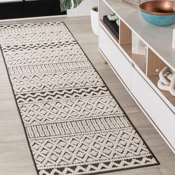Ormond High-low Modern Trellis Geometric Area Rug